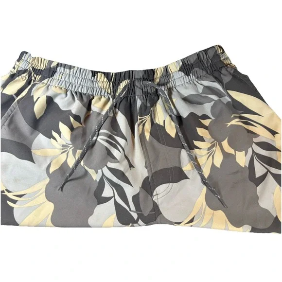 Columbia Men's Green Graphic Print Swim Shorts Size L - Picture 3 of 7